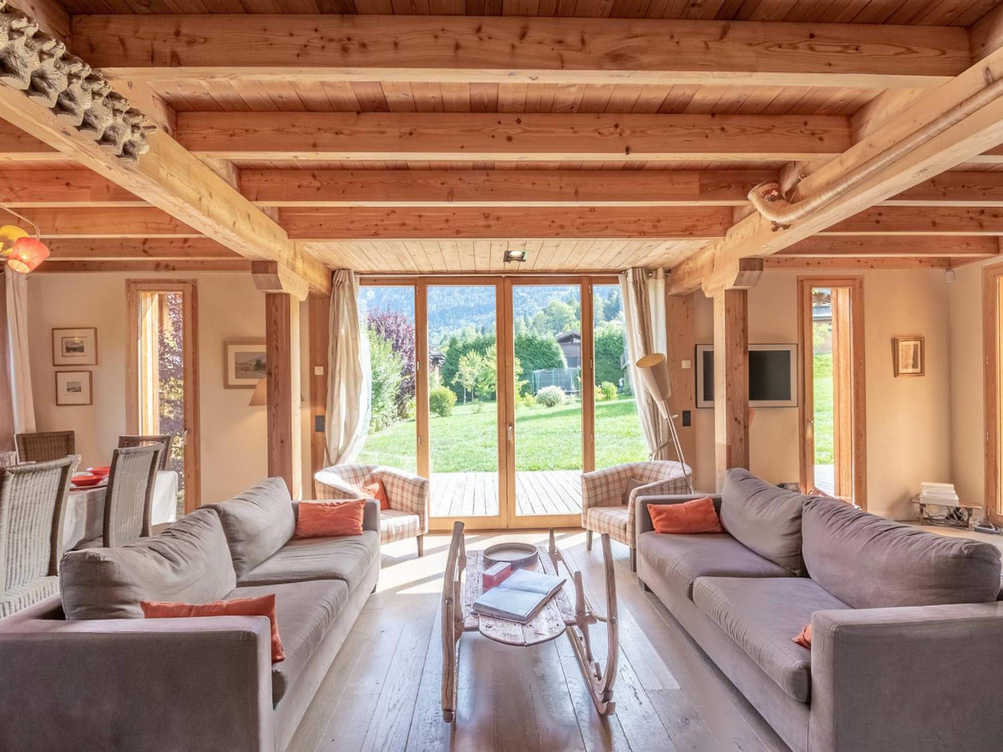 Chalet Contemporain Aux Houches, Pres Des Pistes, 6 Chambres, Wifi, Jardin, Grille-pain - Fr-1-343-179 Chamonix