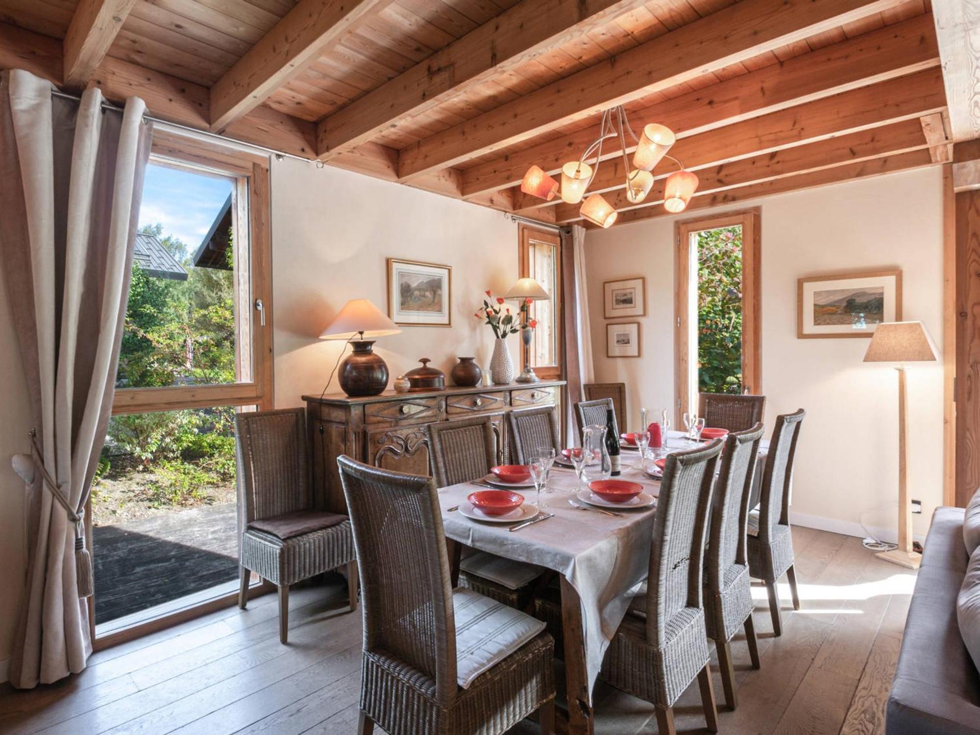 Contemporain Aux Houches, Pres Des Pistes, 6 Chambres, Wifi, Jardin, Grille-pain - Fr-1-343-179 * Chamonix